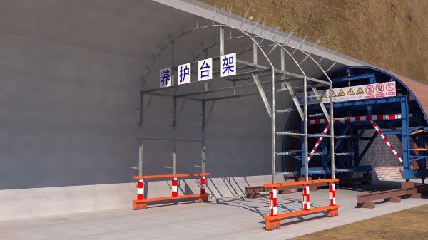 阜康隧道施工动画制作公司 - 隧道施工工艺和施工方法 - 隧道施工汇报动画视频 - bim 工程施工动画